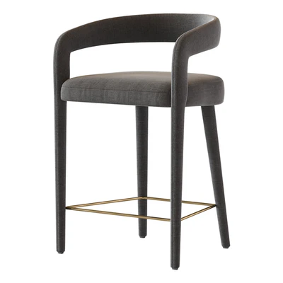 LISETTE WHITE COUNTER STOOL — Ver 3