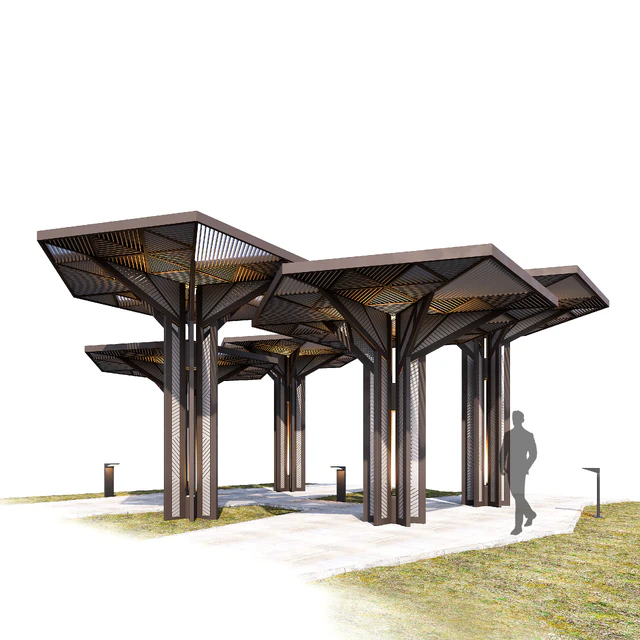Architectural composition of canopies — Descargar