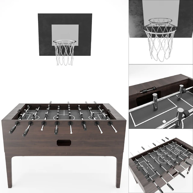 table football and basketball Hoop — Скачать