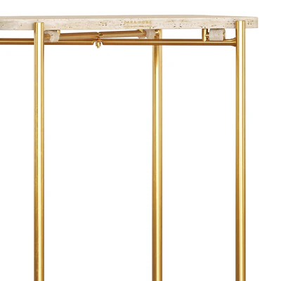 Zara Marble And Wooden Side Tables — Вид 3
