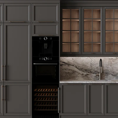 Kitchen in neoclassical style 53 — Ver 2