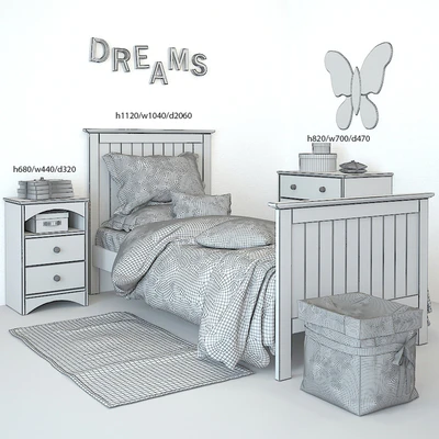 Bed Barney Blue — Ver 2
