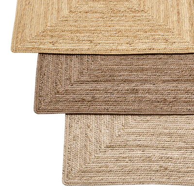 Natural braided jute rug — Ver 2