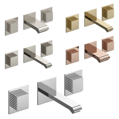 Wall-mounted basin and bath mixers Stella Casanova — download