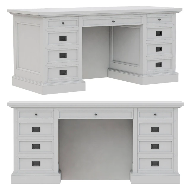 Dantone Home Desk Oxford Large White — Descargar