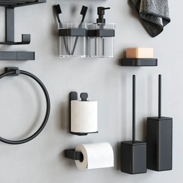 Outline bathroom accessories — Descargar