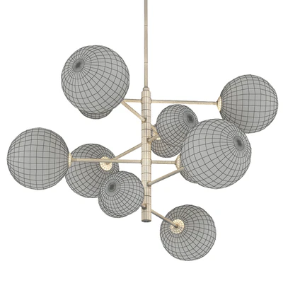 EICHHOLTZ Chandelier Argento S 111976 112077 — Вид 2