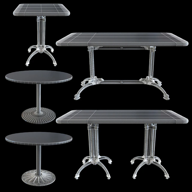 Cast Iron Underframe table — Скачать