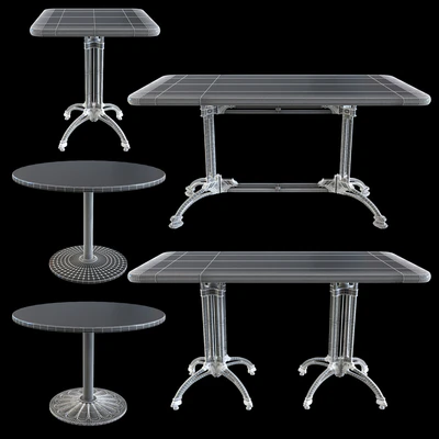 Cast Iron Underframe table — Вид 3