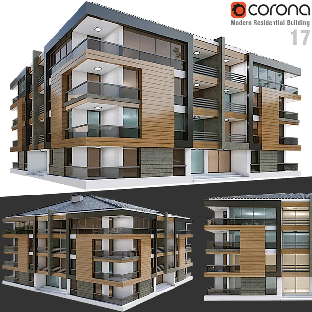 Modern Residential Building 17 — Скачать
