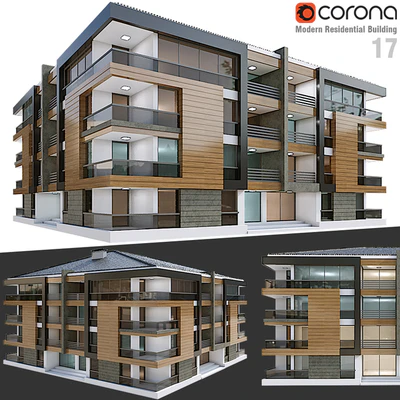 Modern Residential Building 17 — Вид 1