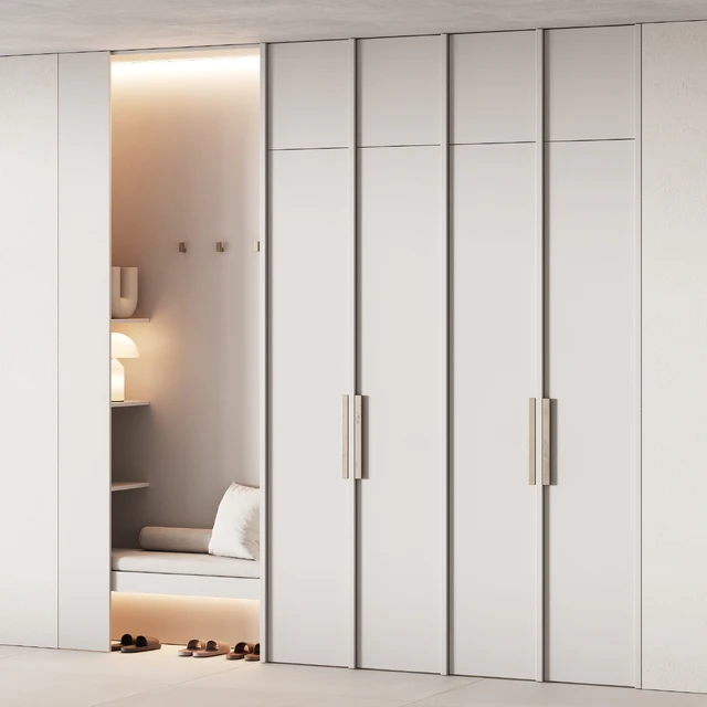 541 hallway zone 14 minimal modular wardeobe with seating niche — Descargar
