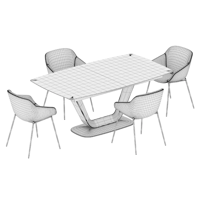 Alicante table Vienna chair Boconcept — Скачать