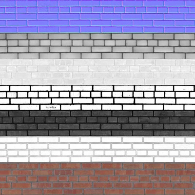 Кирпичная стена  8 — Вид 2