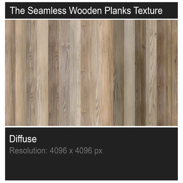 The Seamless Wooden Planks Texture — Descargar