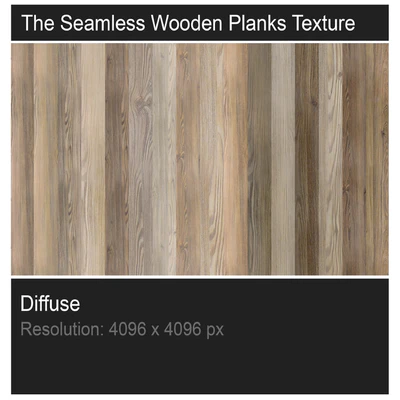 The Seamless Wooden Planks Texture — Ver 1
