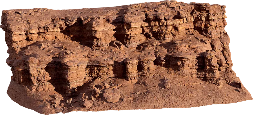 desert western cliff layered xl 018 — Скачать