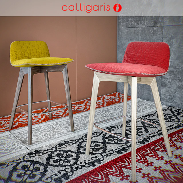 Calligaris bar stool SAMI stool. — Descargar