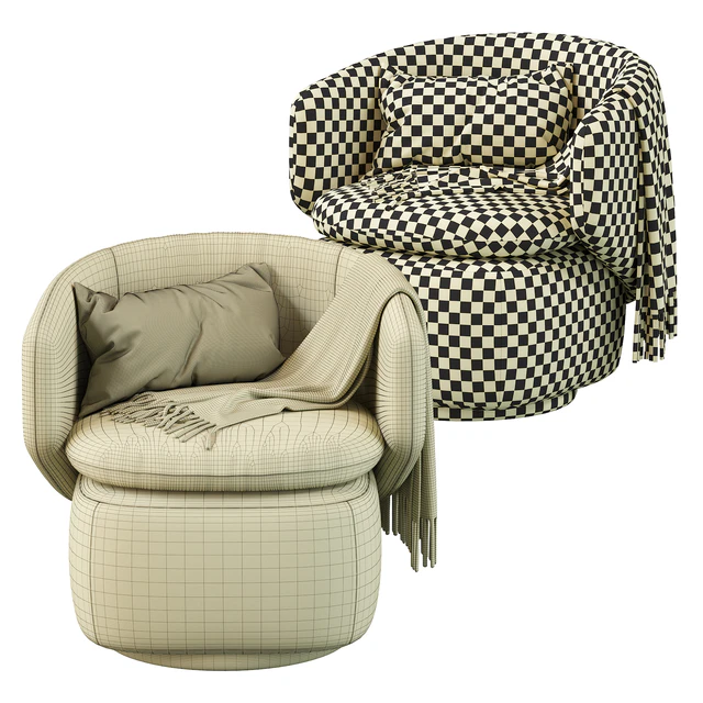 Crescent Swivel Chair — Скачать