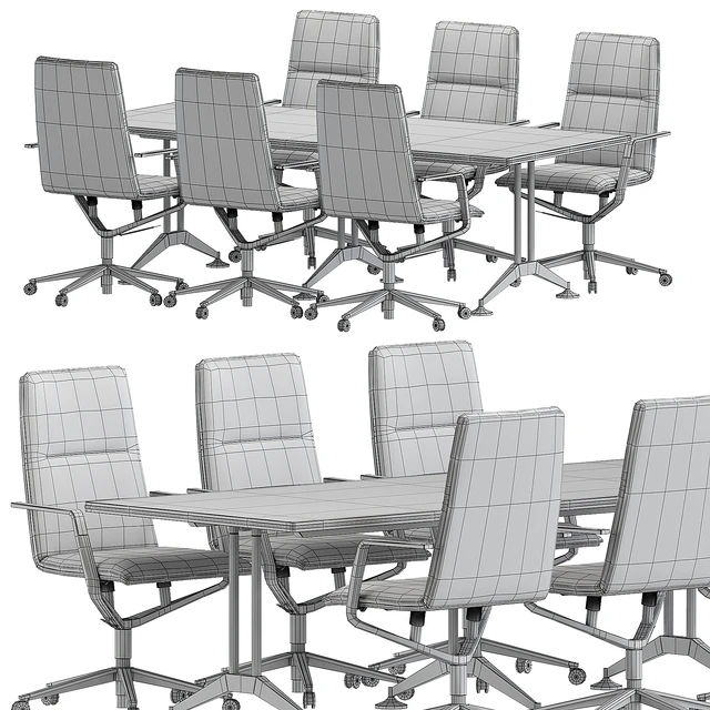 Wilkhahn Logon table & Sola chair — Скачать
