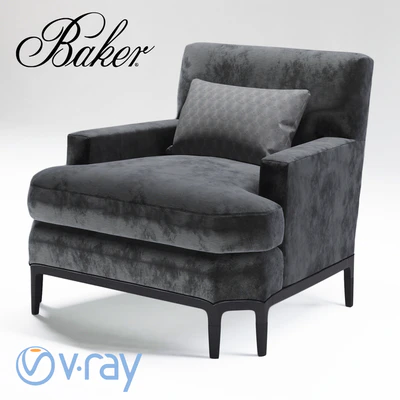 Baker CELESTITE LOUNGE CHAIR — Вид 2