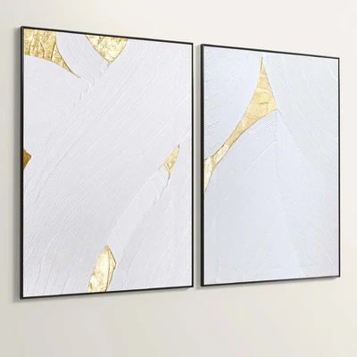 Plaster Two Photo Frame T-328 — Вид 2