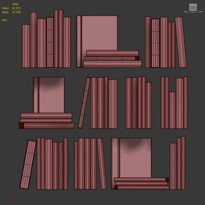 Book decor set 2 — Ver 3