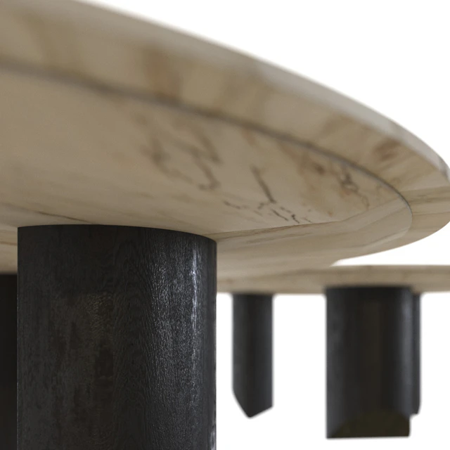 Minotti Wedge Round Marble Top — Descargar
