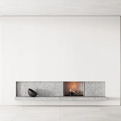 158 fireplace decorative wall kit 04 minimal terrazzo chimney 00 — Ver 2