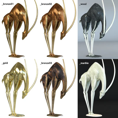Deer figurine — Ver 2