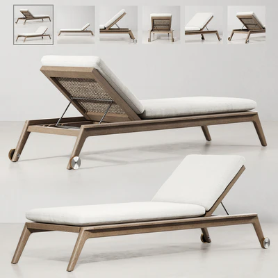 MALTA TEAK CHAISE — Ver 1