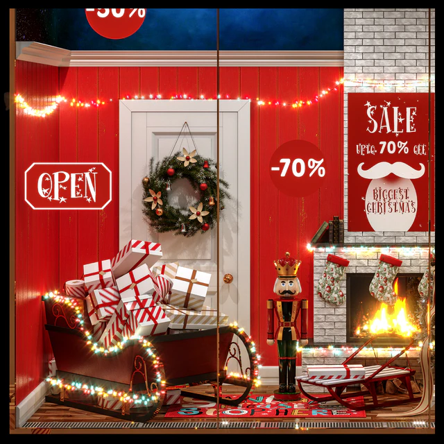 New Year's showcase of the decorative store — Descargar