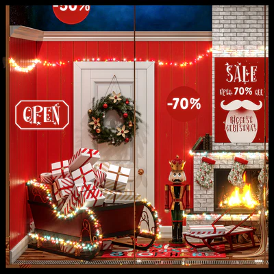 New Year's showcase of the decorative store — Ver 3