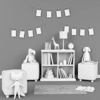 Toys and wardrobe Hopscotch set 16 — Ver 2