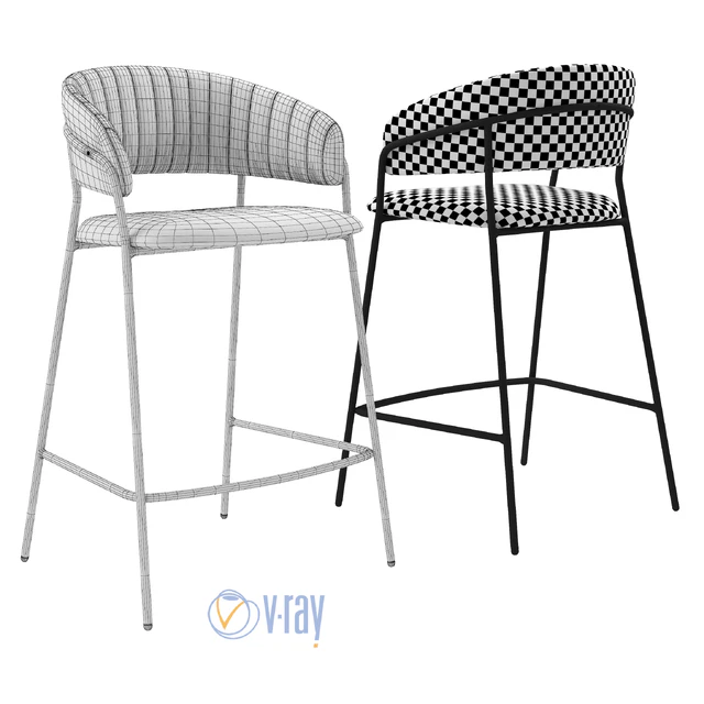 Bradex Home. Bar stool Turin. WINNIE, Benjara — Descargar