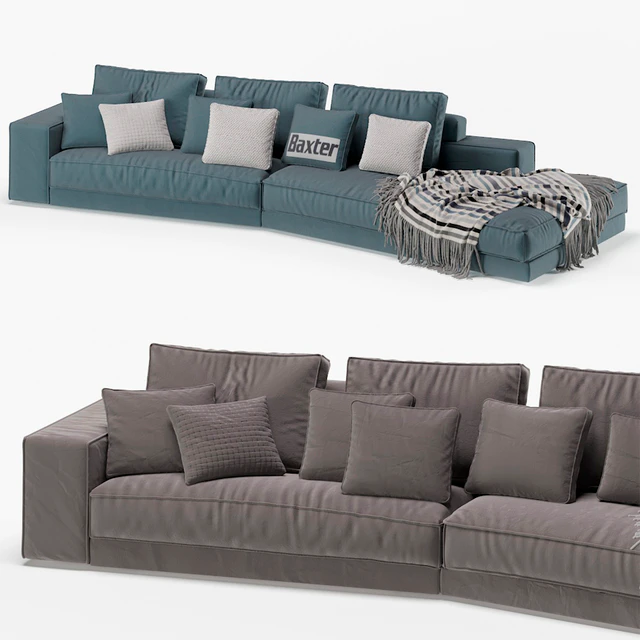 Baxter Budapest Soft Sofa — Descargar