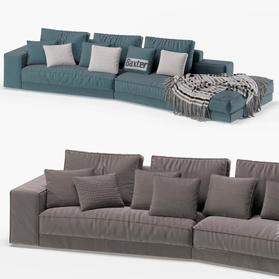 Baxter Budapest Soft Sofa — Ver 2