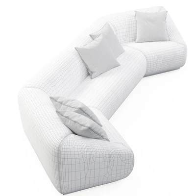 Stahl band pouf sectional sofa — Ver 2