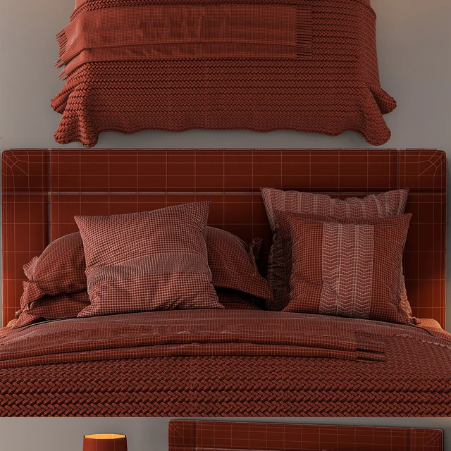 Bed and bed sheet set 2 — Скачать