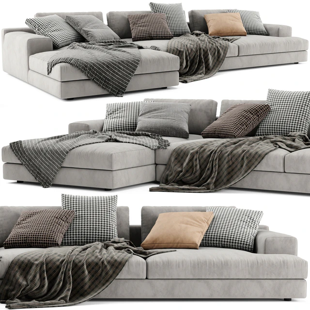 Cassina Miloe Chaise Longue Sofa — Descargar