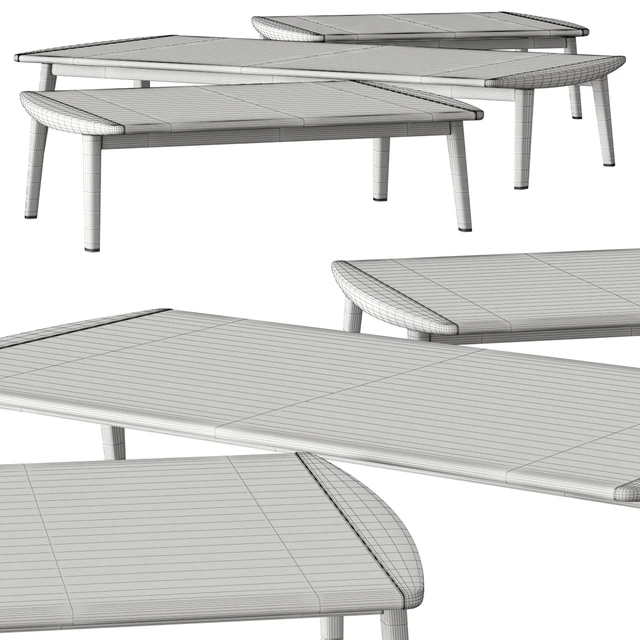 Minotti Fynn Coffee Tables & Outdoor — Descargar