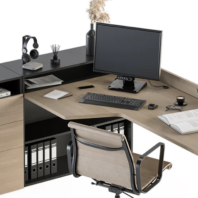 Office Furniture - Manager Set 16 — Вид 2