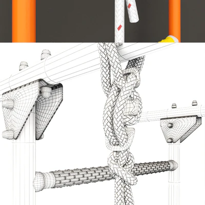 The Swedish wall "Karusel S1"; Stained-glass window bracket "Dobrynya Nikitich" — Ver 2