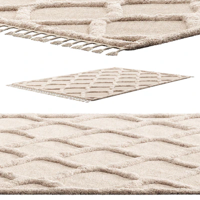nuLOOM Raised Ogee Trellis Nursery Area Rug — Ver 2