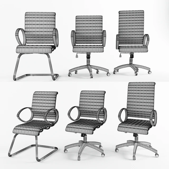 Detay Ofis Complex Office Chair — Скачать