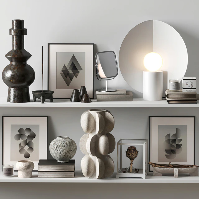 Decorative set with Ceramic 012 — Descargar