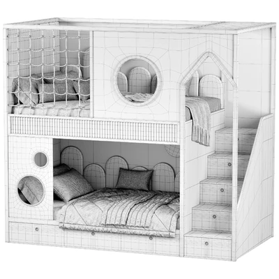 Kids Room Bed — Ver 3