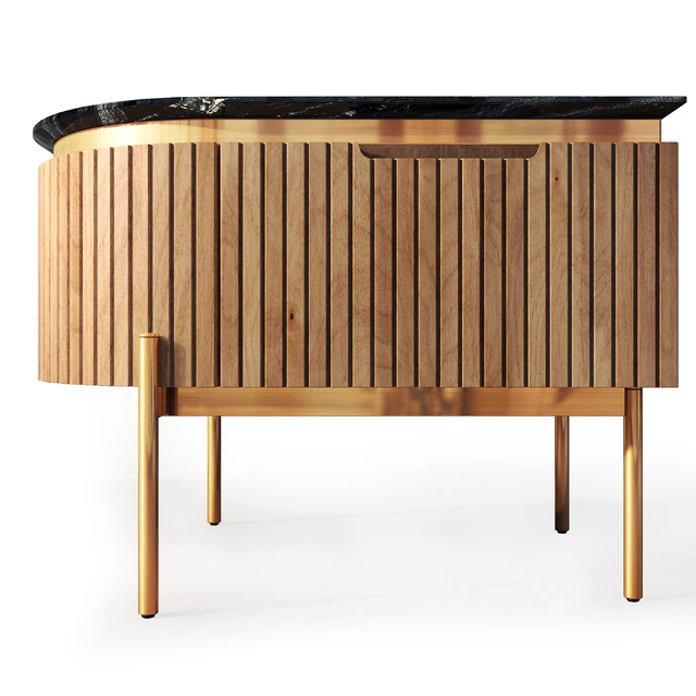 Dresser and nightstand Tesla wooden. Nightstand, sideboard by Medusa Home — Descargar