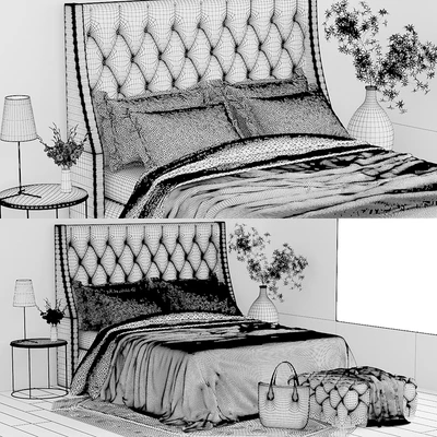 Tiffany bed, decor — Ver 2