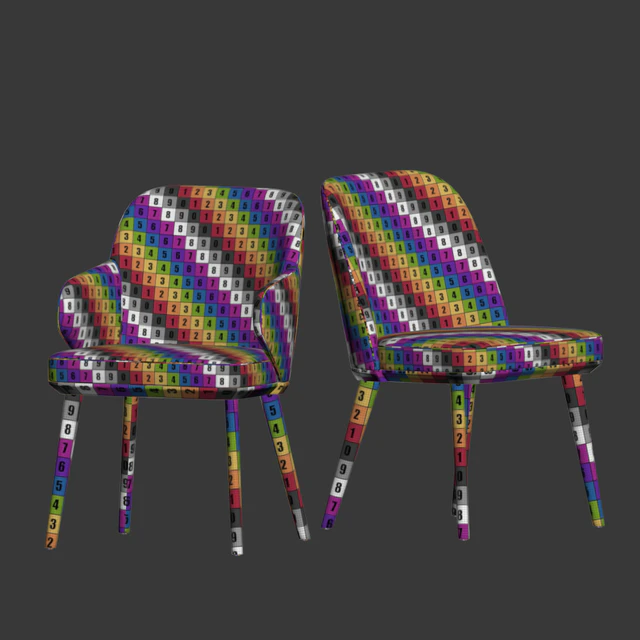 Foyer Dining Chair Set Calligaris — Скачать